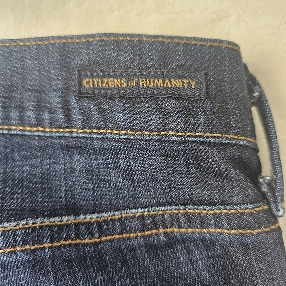 Citizens of humanity jeans womens 28 cropped straight leg dark blue - Picture 7 of 13